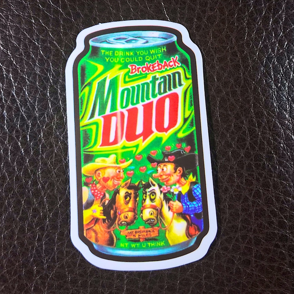 Duo Kitty Cat Parody Accent Decor Sticker